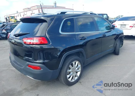 2016 Jeep Cherokee Limited z USA, uszkodzony, nr VIN 1C4PJLDB8GW249680